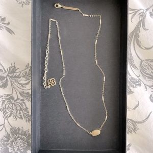 Fern Kendra Scott necklace in gold